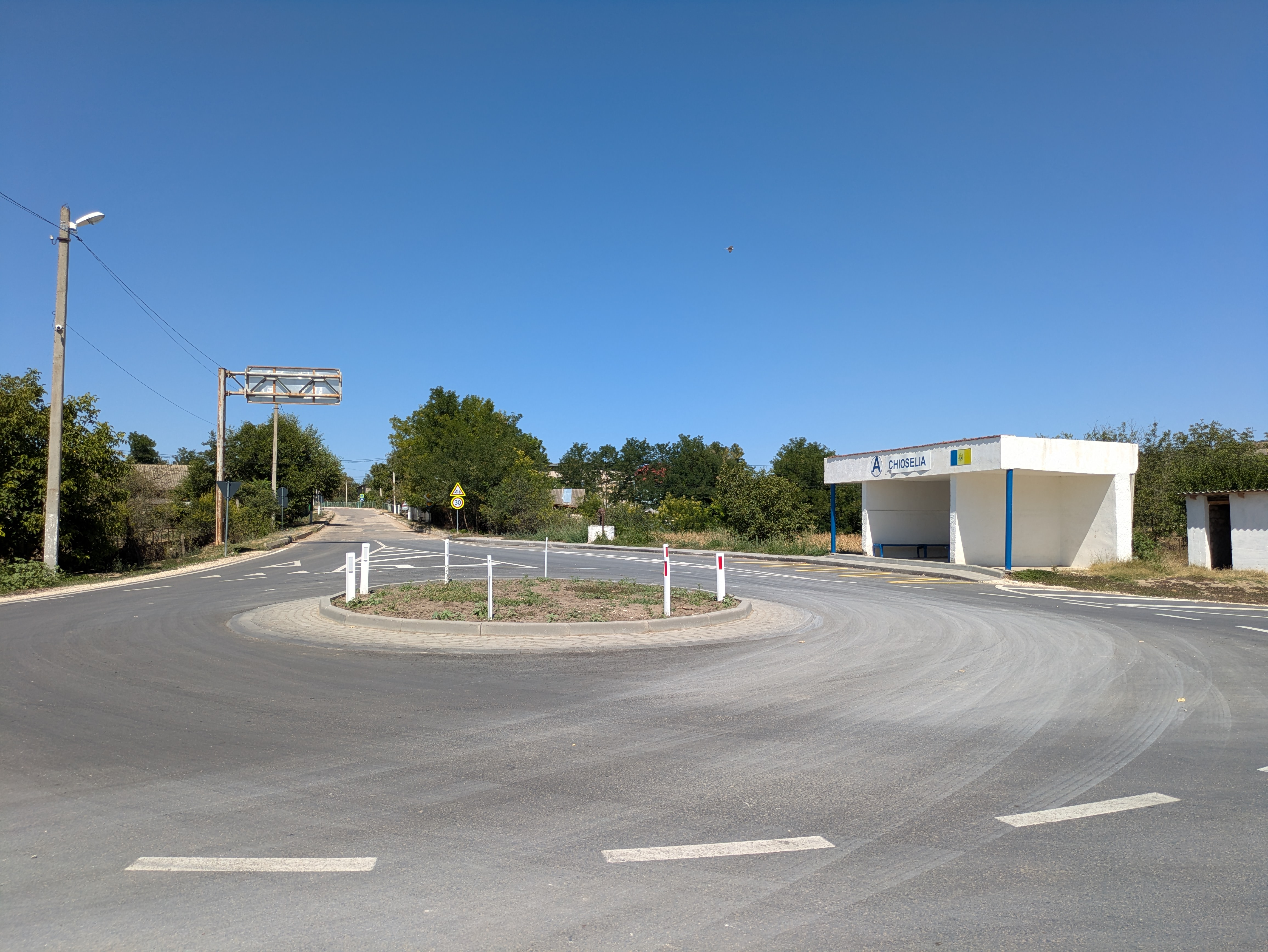 MD, Район Cantemir, Satul Chioselia, Sensul giratoriu din Chioselia