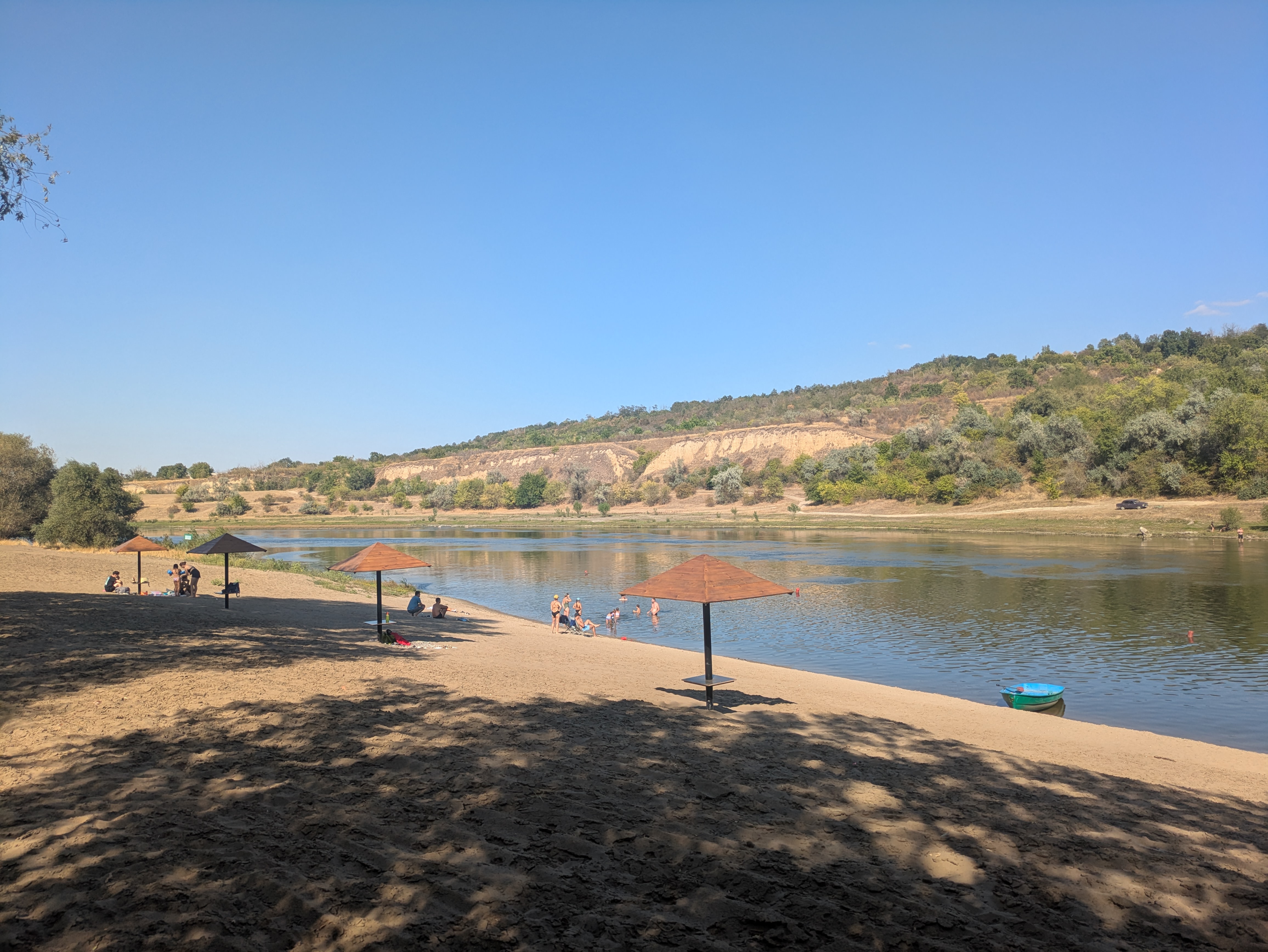 MD, Orasul Criuleni, Plaja pe râul Nistru 