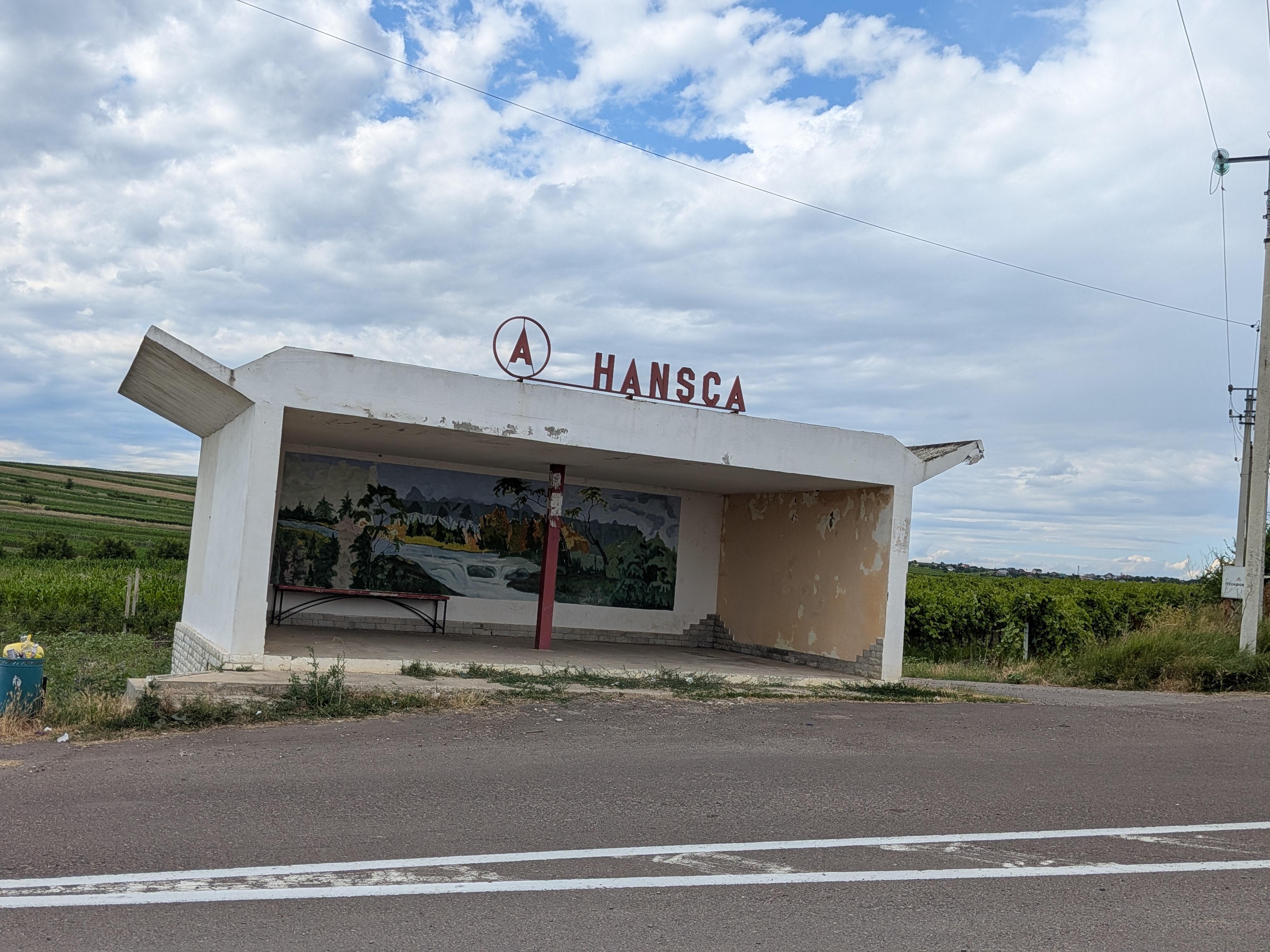 MD, Raionul Ialoveni, Satul Hansca, Statia Auto Drumul National L461