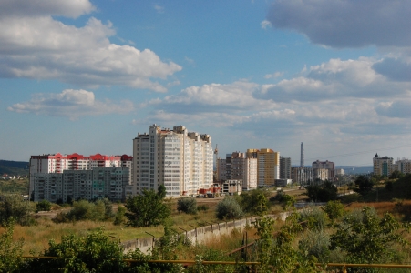 MD, Orasul Chişinău, Ciocana Noua, Vedere din strada Bucovinei