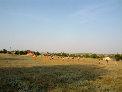 MD, District Cimislia, Satul Gradiste, Teren de fotbal. Meci de fotbal