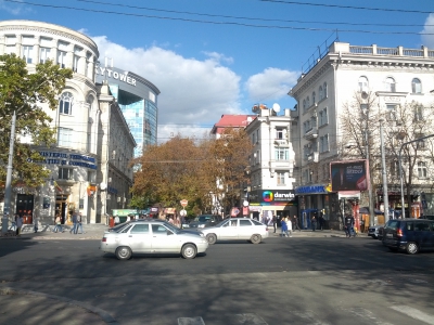 MD, Orasul Chisinau, Intersectia Vlaicu Pircalab cu Stefan cel Mare