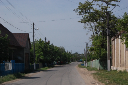 MD, Raionul Făleşti, Satul Călineşti, Drumul principal din sat
