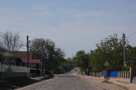 MD, Raionul Făleşti, Satul Chetriş, Drumul din sat