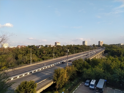 MD, Orasul Chisinau, Podul de pe Bulevardul Dacia colt cu Hristo Botiev