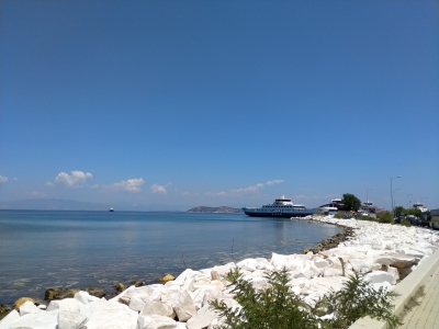 GR, Vedere spre Portul Thasos