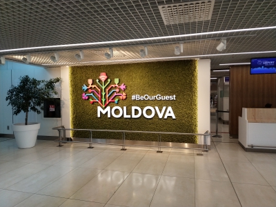 MD, Orasul Chişinău, Stand cu Moldova brand