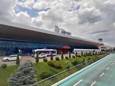 MD, Orasul Chisinau, Troleibuz electric la Aeroport
