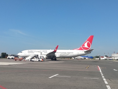 MD, Orasul Chişinău, Avion Turkish Airlines