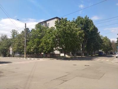MD, Orasul Cahul, Intersectia strazii Stefan cel Mare cu strada Mihai Eminescu