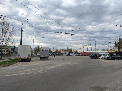 MD, Orasul Chisinau, Parcare Troleibuze pe strada Uzinelor