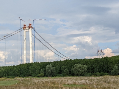 RO, Podul suspendat de la Brăila 