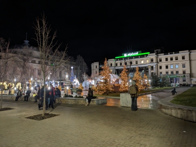 MD, Orasul Chisinau, Scuarul Eminescu de Crăciun 