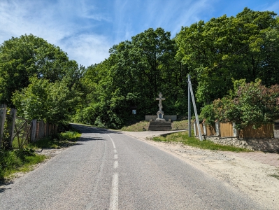 MD, Raionul Străşeni, Satul Ciobanca, Drumul la intrare in pădure 