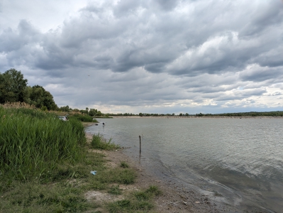 MD, Raionul Ialoveni, Satul Dănceni, Vedere spre damba lacul Danceni 