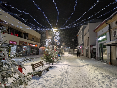 RO, Vatra Dornei, pietonală