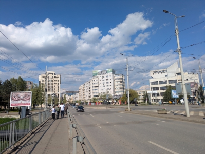RO, Strada Sfantul Lazar, pod peste Riul Bahlui
