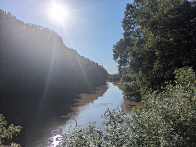 MD, Raionul Hînceşti, Satul Pogăneşti, Riul Prut la Rezervatia Naturla Poganesti