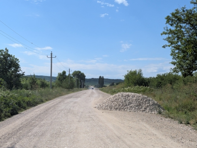 MD, Raionul Ialoveni, Satul Moleşti, Drumul G104 Molesi - Buteni in reparatie