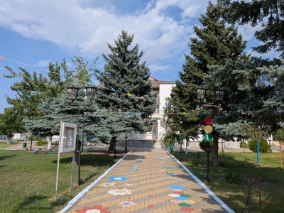MD, Raionul Cimişlia, Satul Satul Nou, Gradinita de copi, intrarea