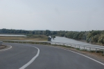 Drumul nou construit, Vedere spre rîul Prut