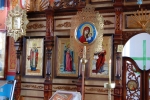 In interiorul bisericii ortodoxe Sfinta Cuvioasa Paraschiva pe strada Nicolae Sulac