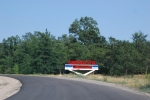 Drumul R37 Cantemir-Comrat, Gagauziya, Komrat Dolayi la intrarea in municipiul Comrat