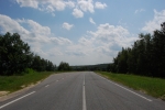 Drumul M1 Chisinau - Leuseni la intersectia cu R44