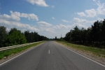 Drumul M1 Chisinau - Leuseni linga satul Iurceni