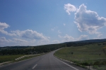 Drumul M1 Chisinau - Leuseni linga satul Boltun