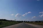 Drumul R44 Hincesti - Calarasi, La intrarea in satul Loganesti