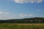 Vedere spre sat de pe drumul R44