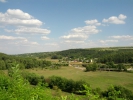 Vedere de pe deal spre satele Hrusova si Ciopleni