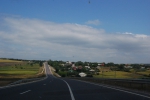 Drumul M2 vedere spre satul Alexandru cel Bun