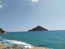 Tasos, Plaja Paradise, vedere spre Insula