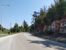 Drumul spre portul Tasos