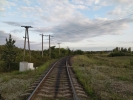 Calea ferată în satul Zloț