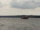 Barcă cataraman pentru transport de oameni