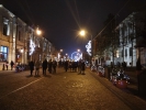 Pietonala de Crăciun în Iași pe Bulevardul Ștefan cel Mare
