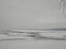 Lacul de la Ghidighici înghețat