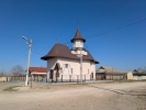 Biserica nouă la Gotesti, vedere din deim